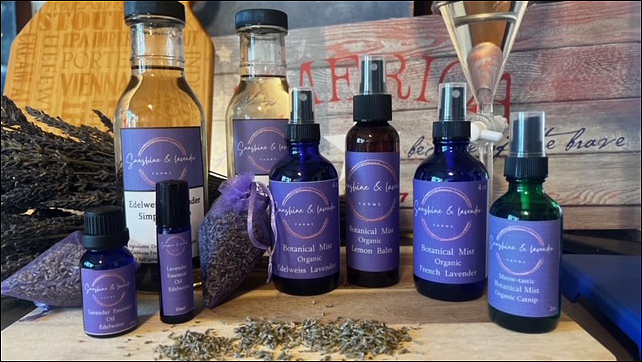 Sunshine & Lavender | Some of our first products.